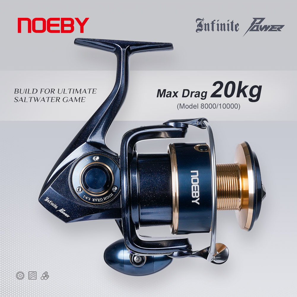 Daiwa Reel Bg - Carretilha de Pesca NOEBY Infinite Power